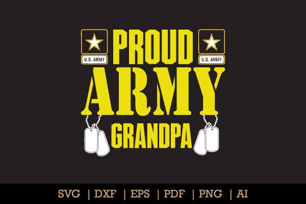 Proud Army Grandpa