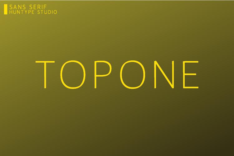 Topone Font