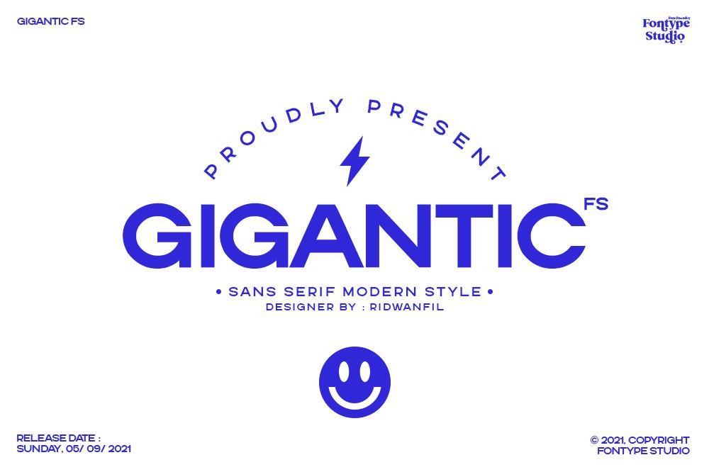 Gigantic Font
