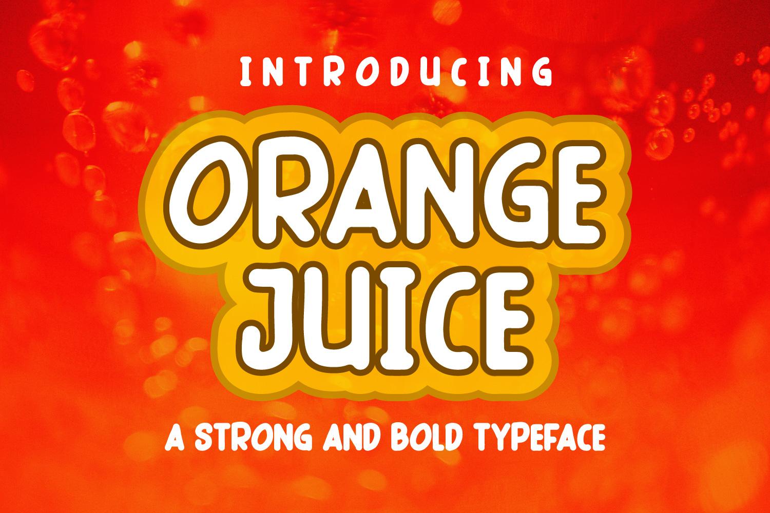 Orange Juice Font