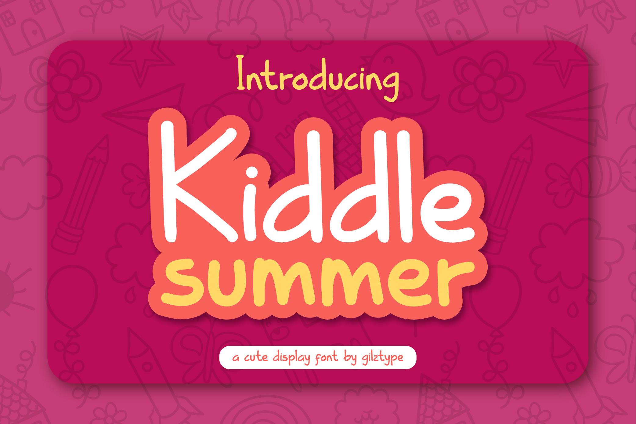 Kiddle Summer Font