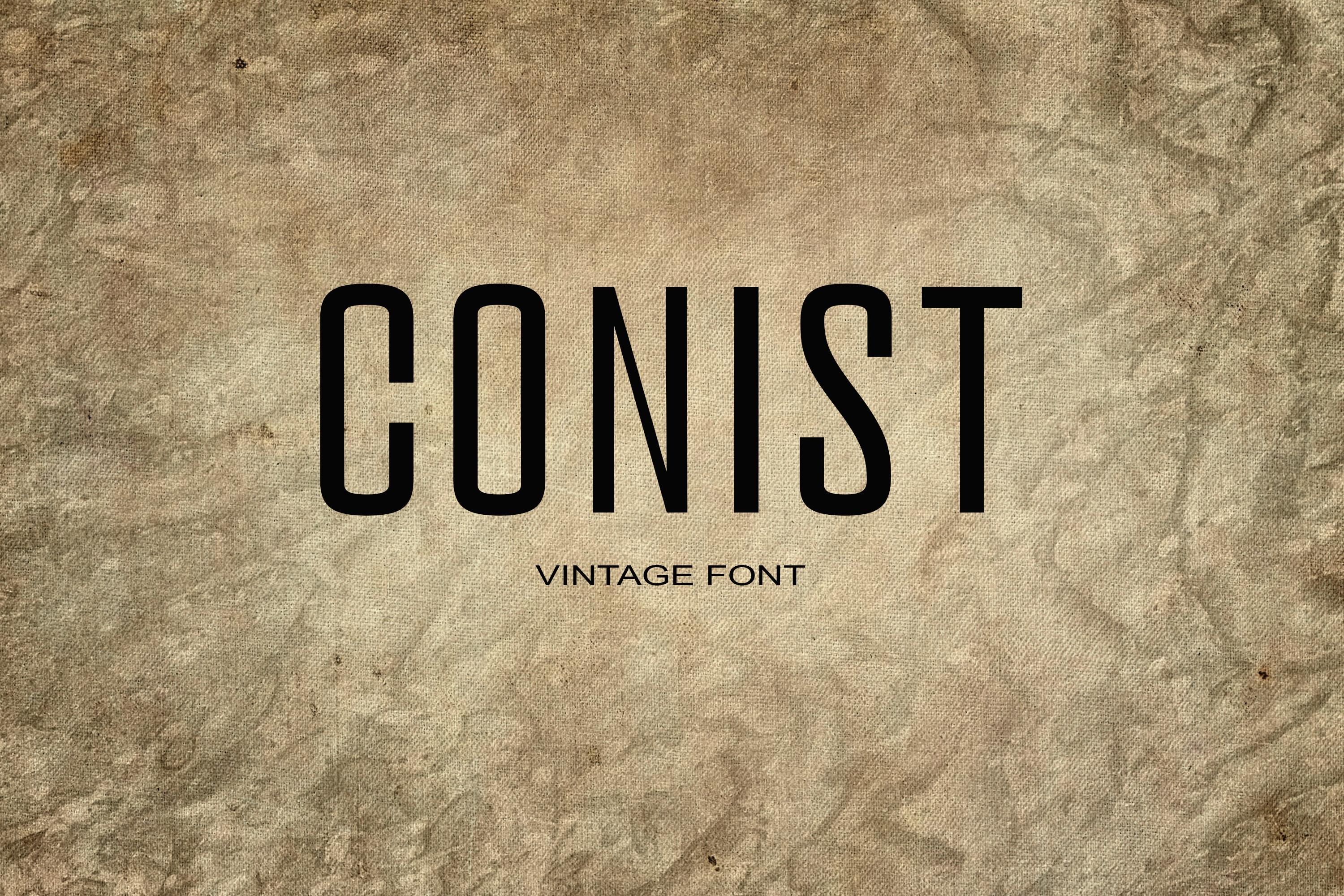 Conist Font