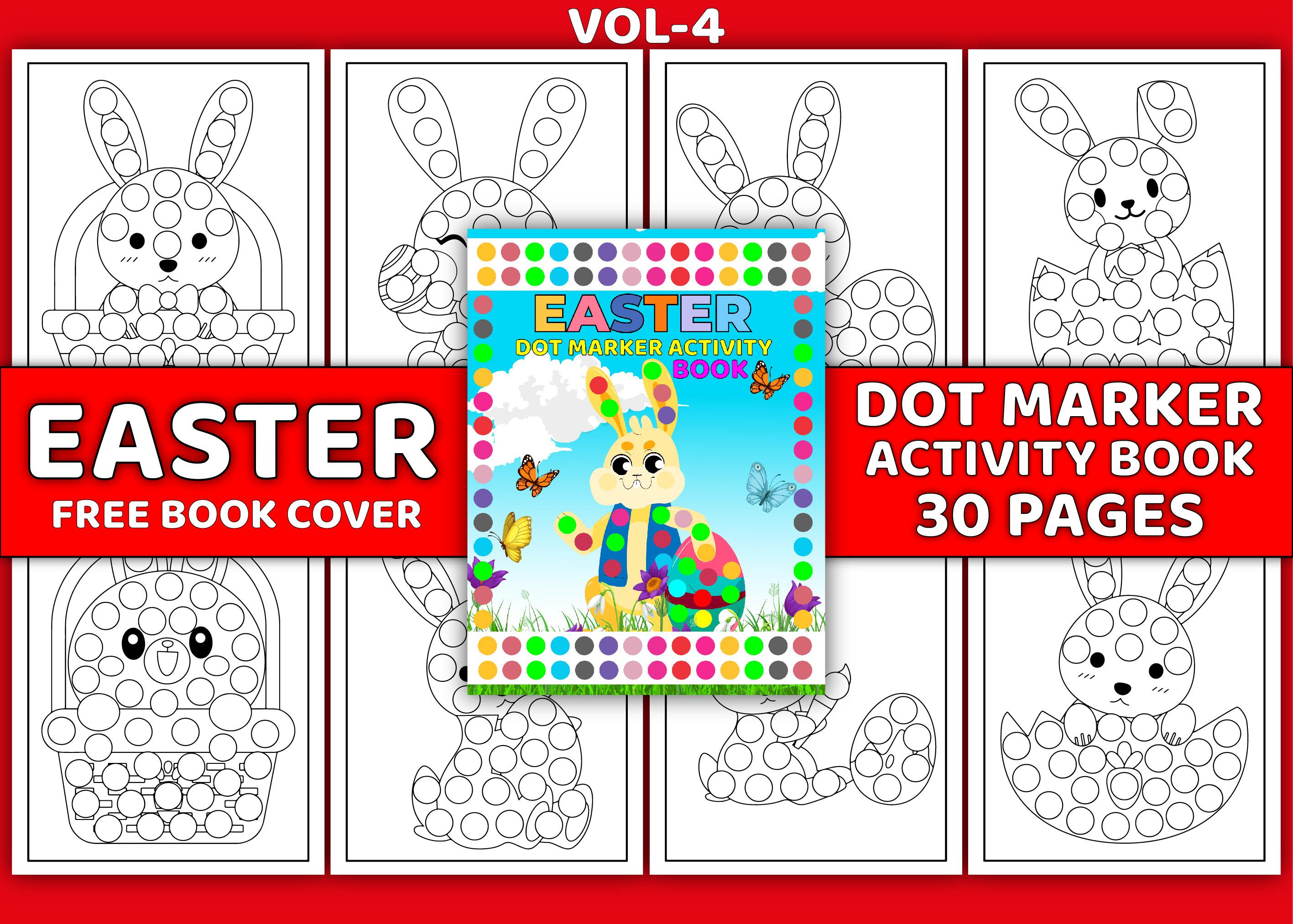 Easter Dot Marker Pages with Book Cover