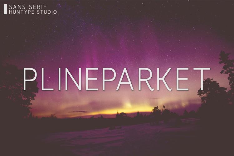 Plineparket Font