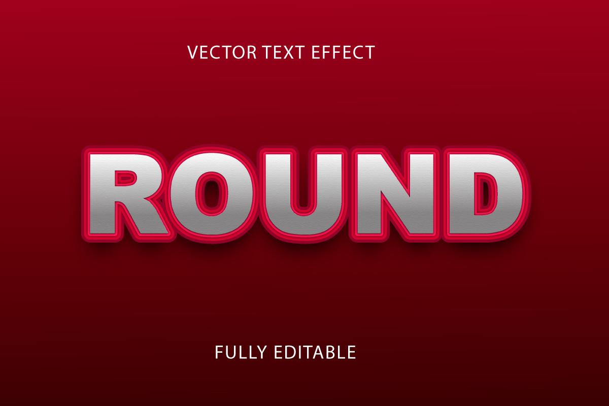 3D Editable Eps Vector Text Effect