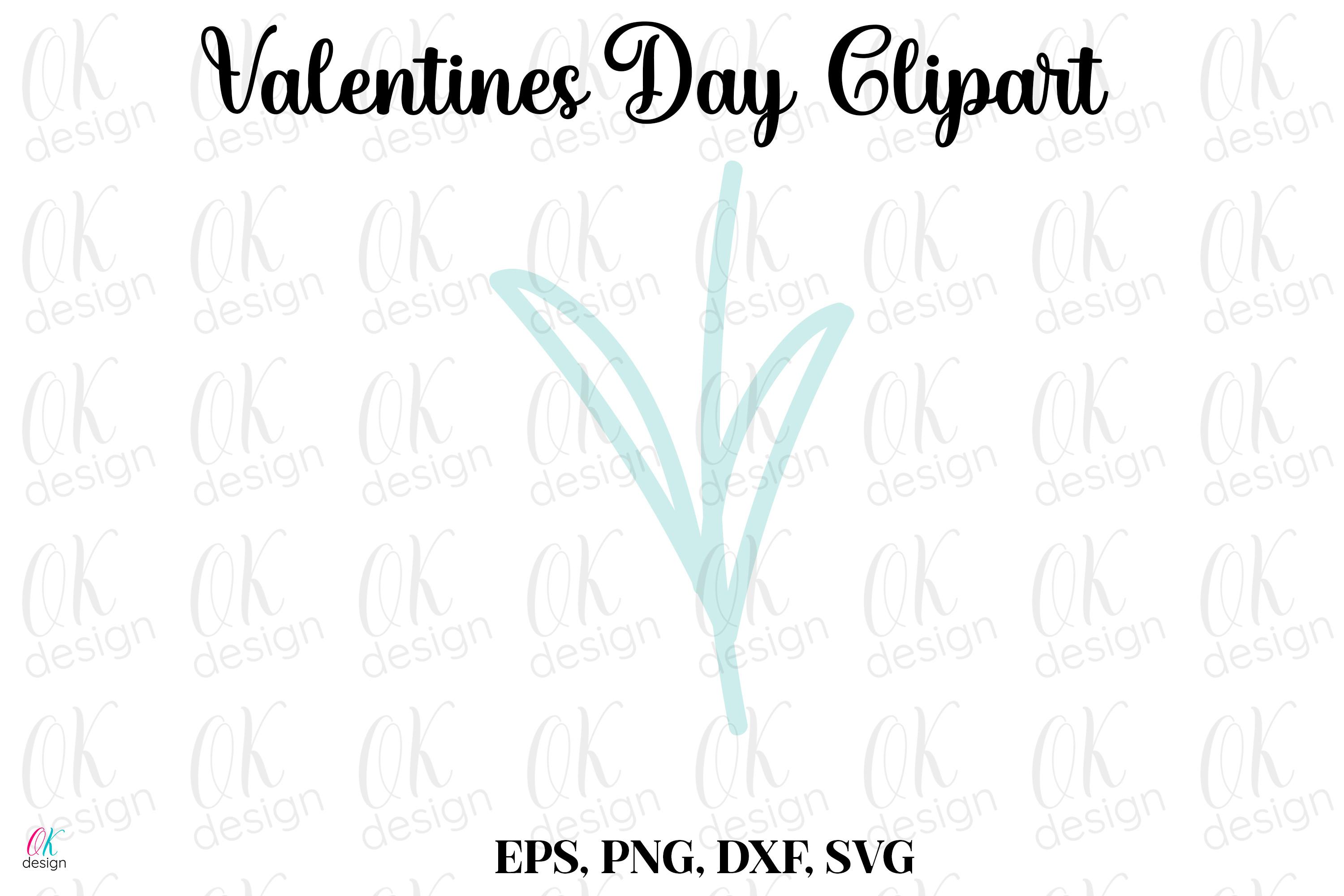 Valentines Clipart SVG, DXF, PNG Files.