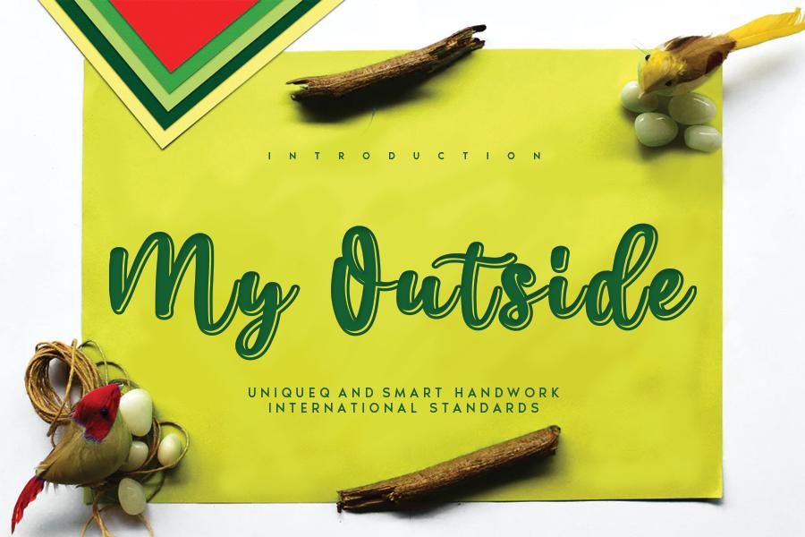 My Outside Font