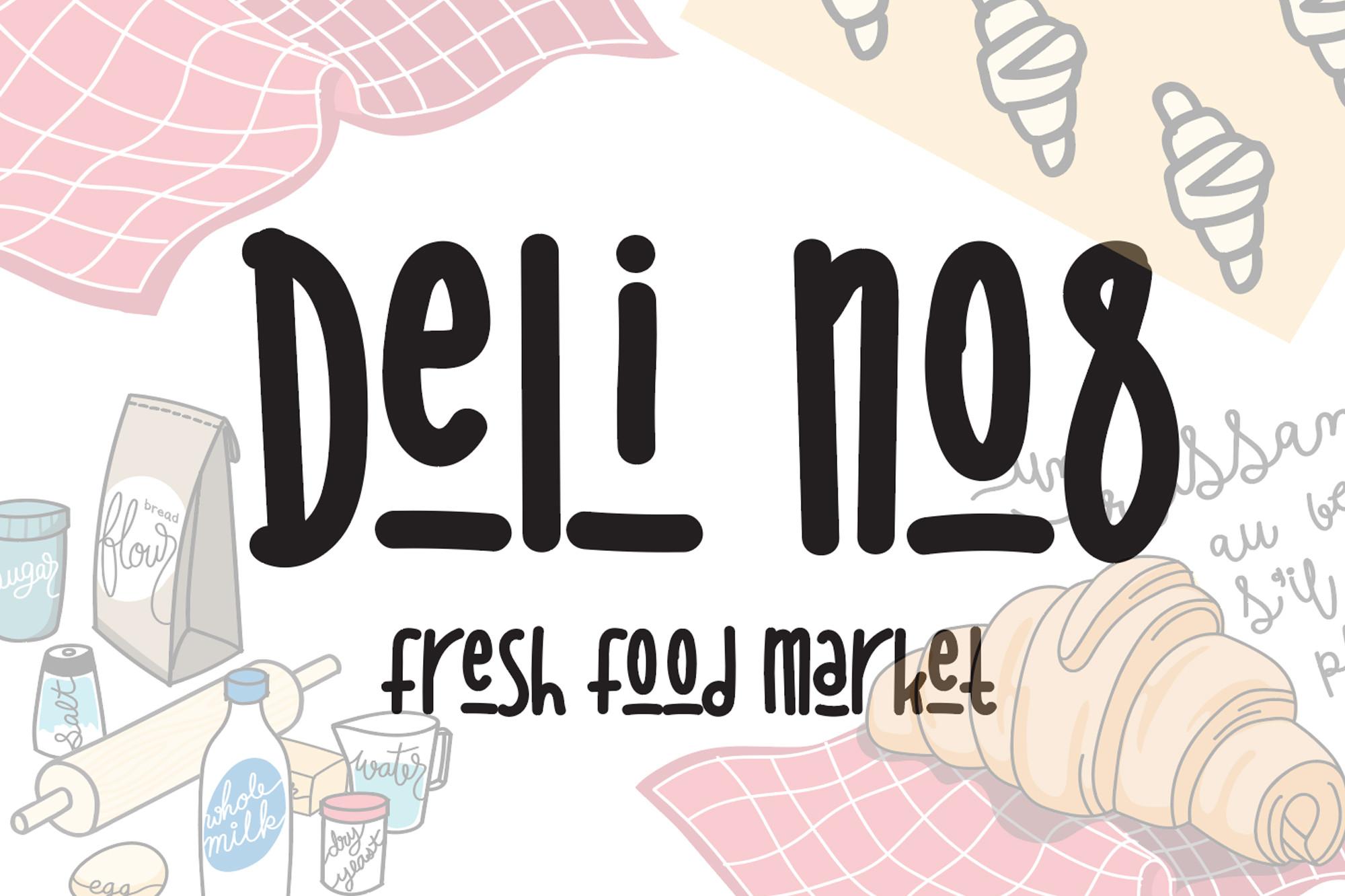 DeliNo8 Font