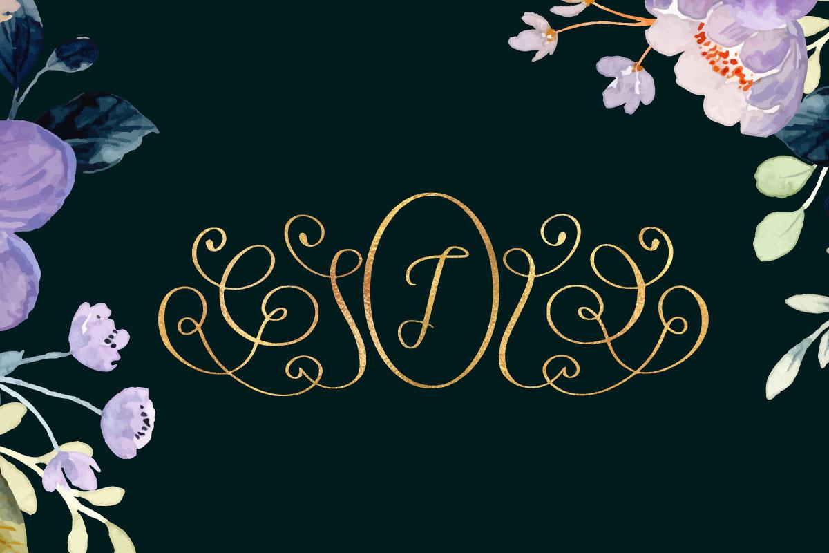 Luxury Monogram Font
