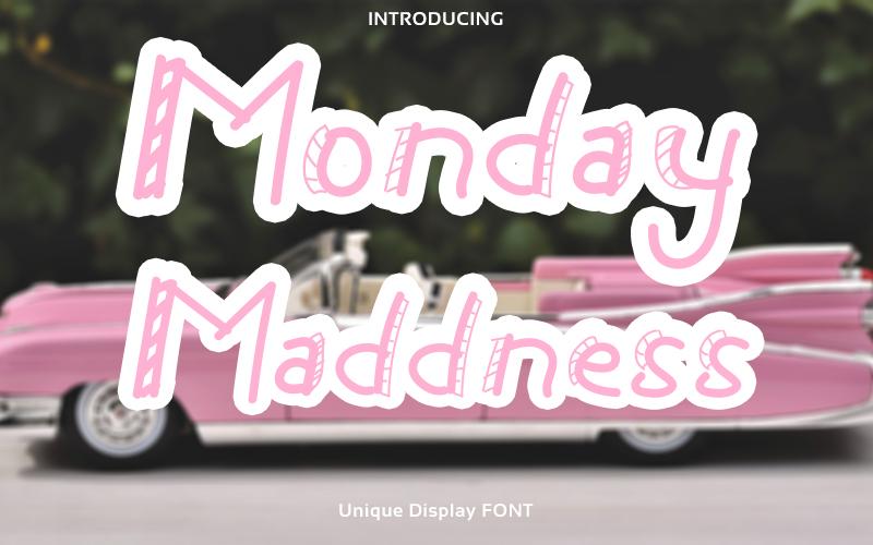 Monday Maddness Font