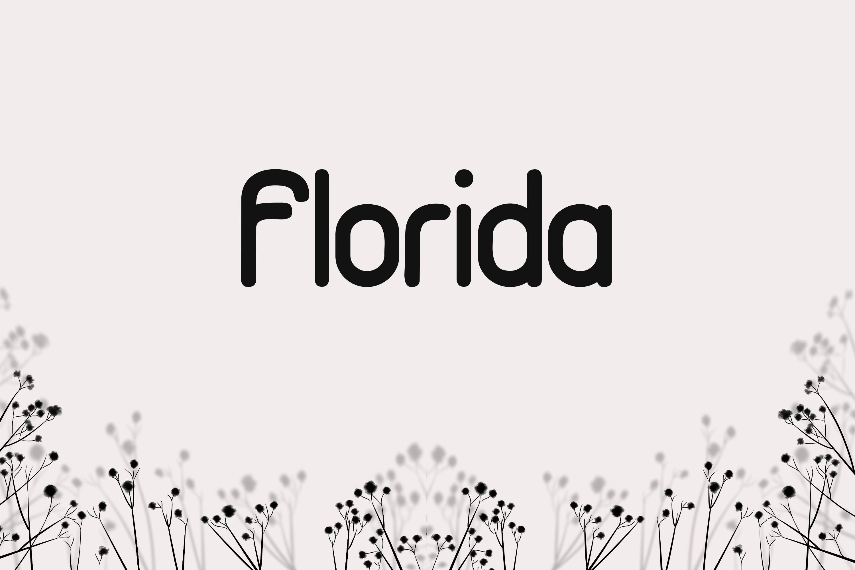 Florida Font