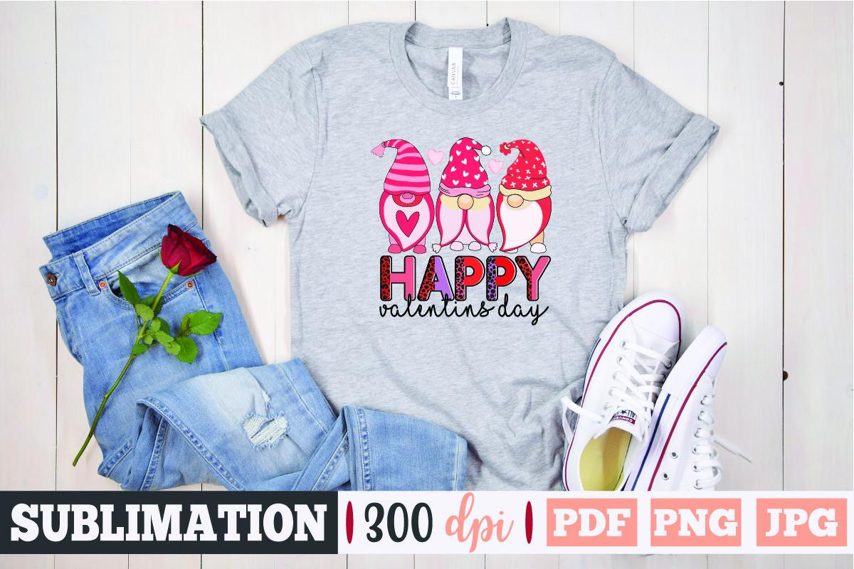 Valentine Gnome Sublimation