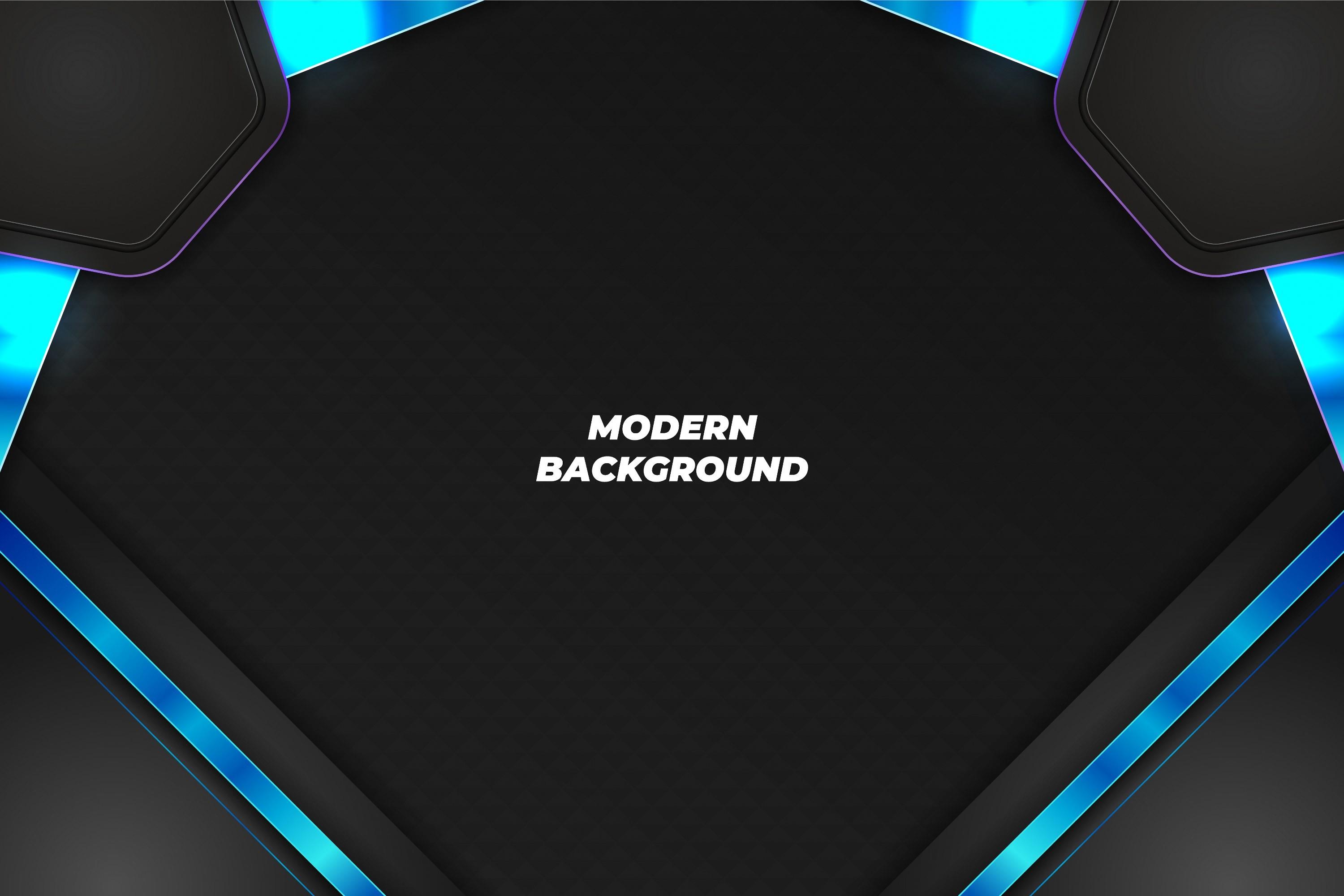 Modern Background Black and Blue