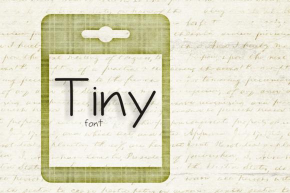 Tiny Script Font