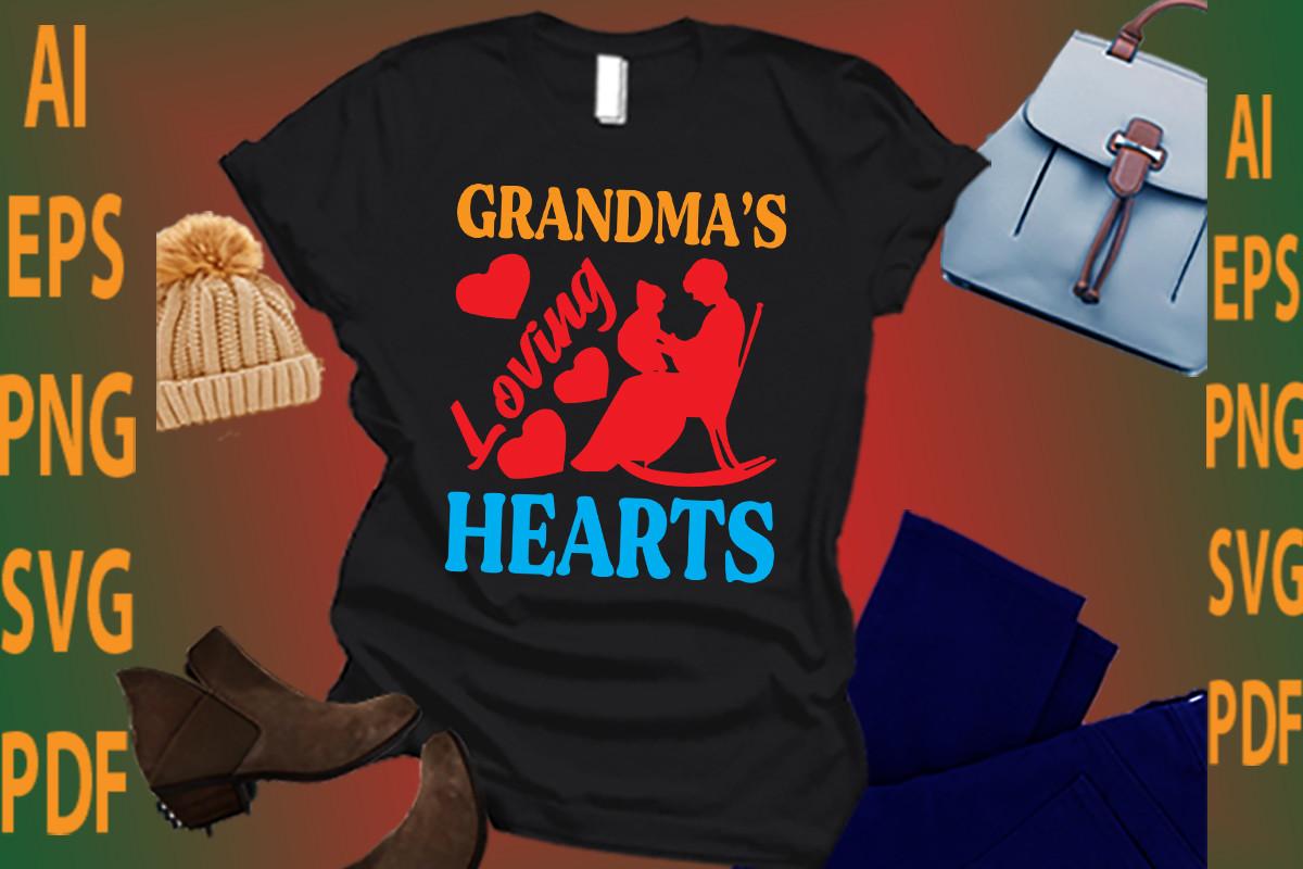 Grandma Loving Hearts