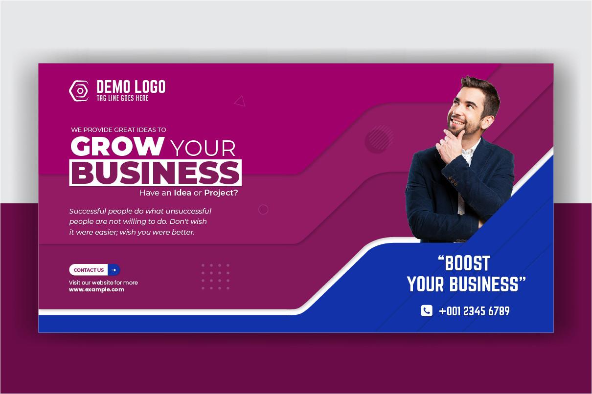 Business Conference Web Banner Design