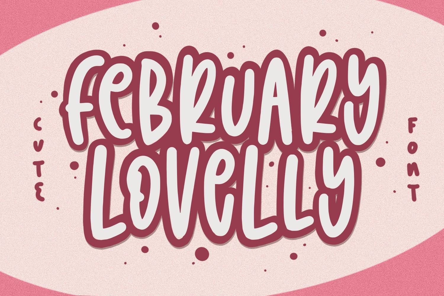 February Lovelly Font