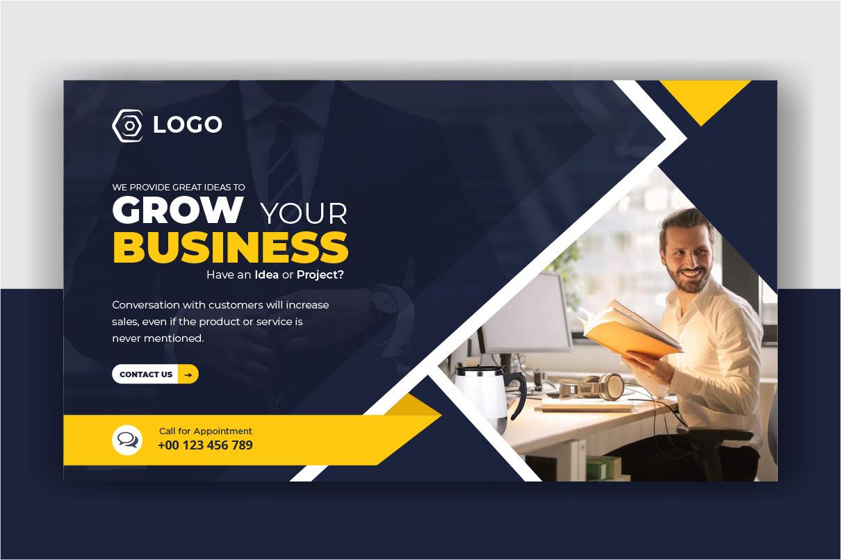 Business Conference Web Banner Design