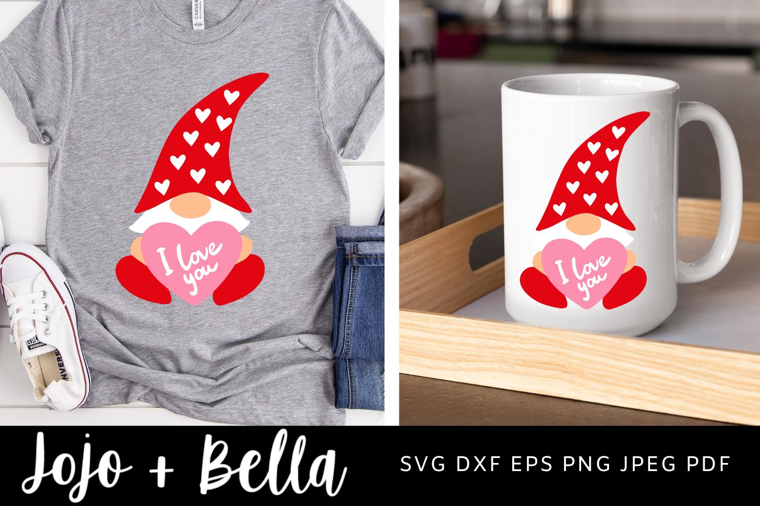 Gnome Svg, Love Heart Gnome Svg, Love