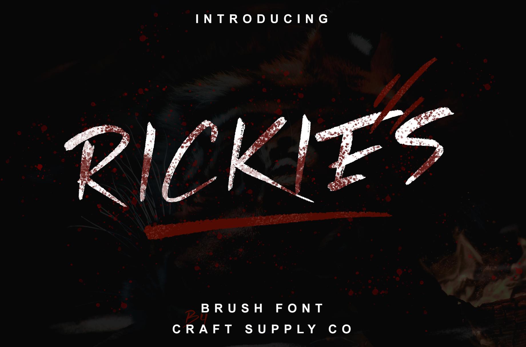 Rickies Font