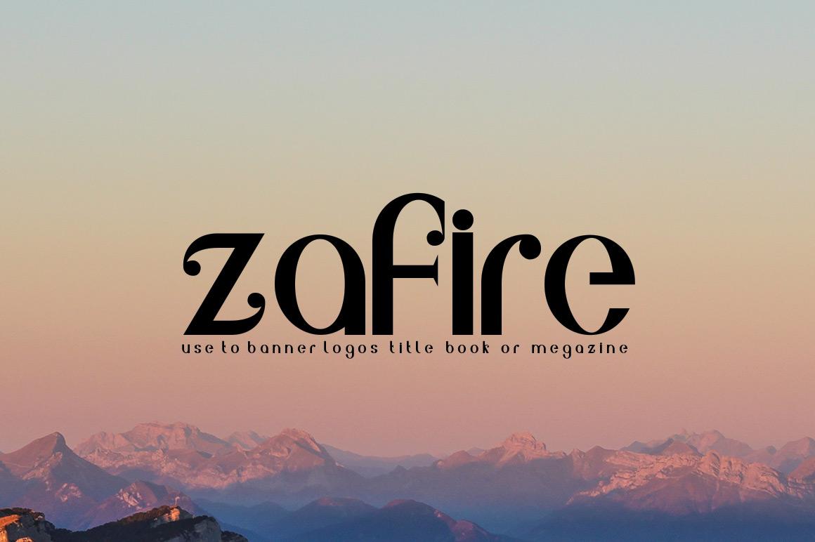 Zafire Font