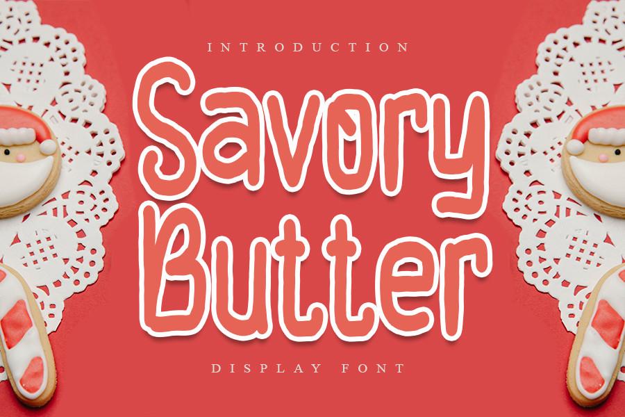 Savory Butter Font