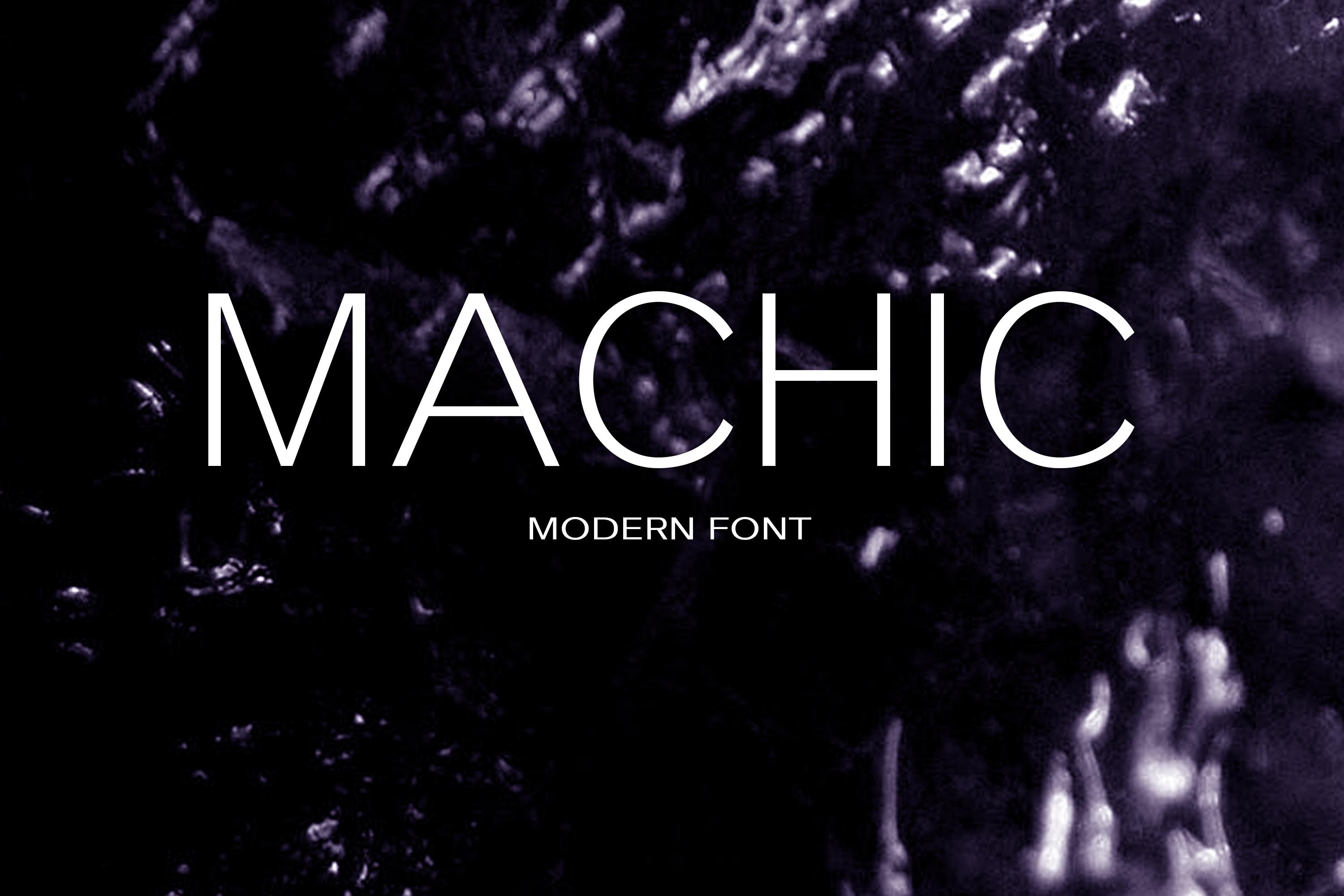 Machic Font