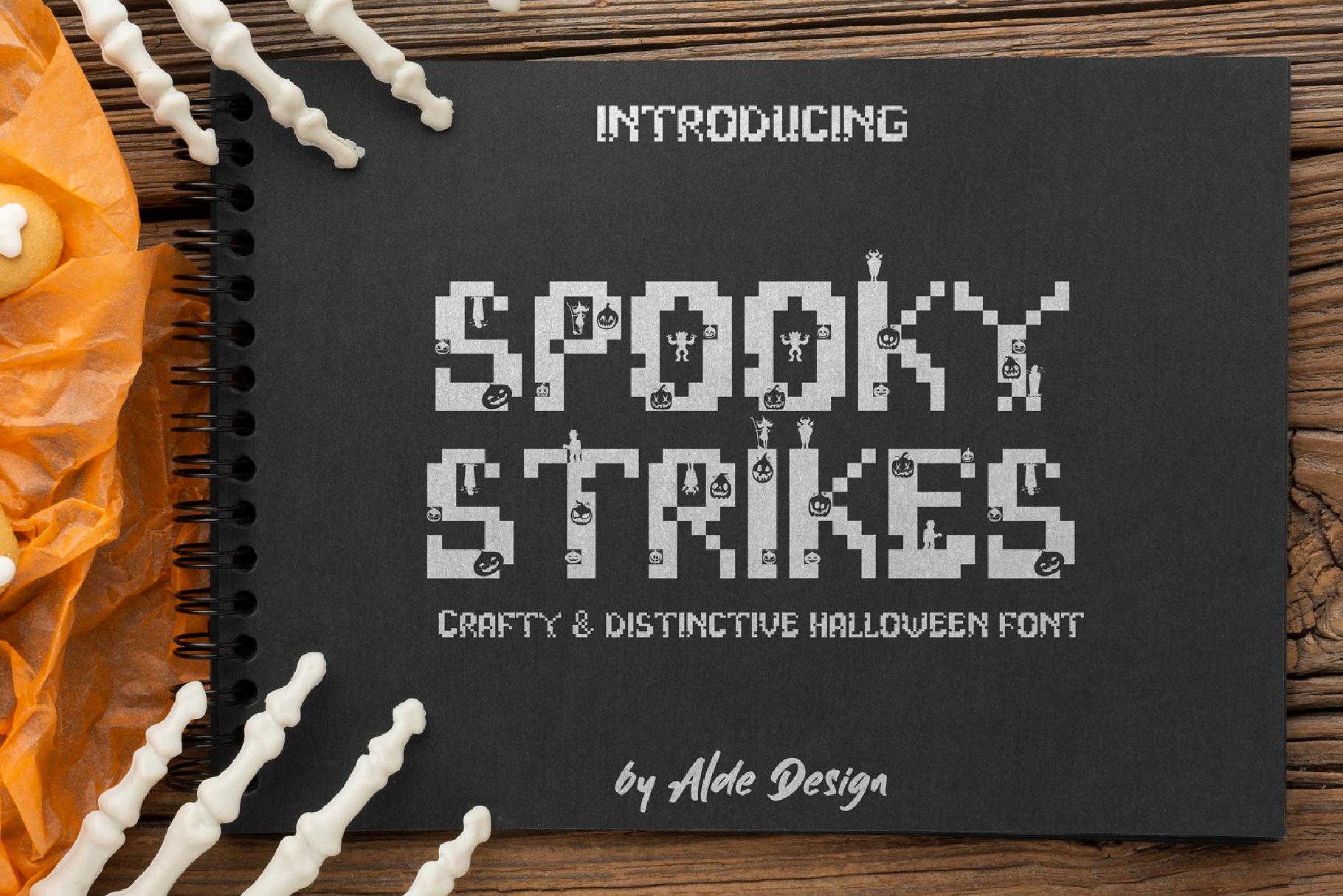 Spooky Strikes Halloween Font