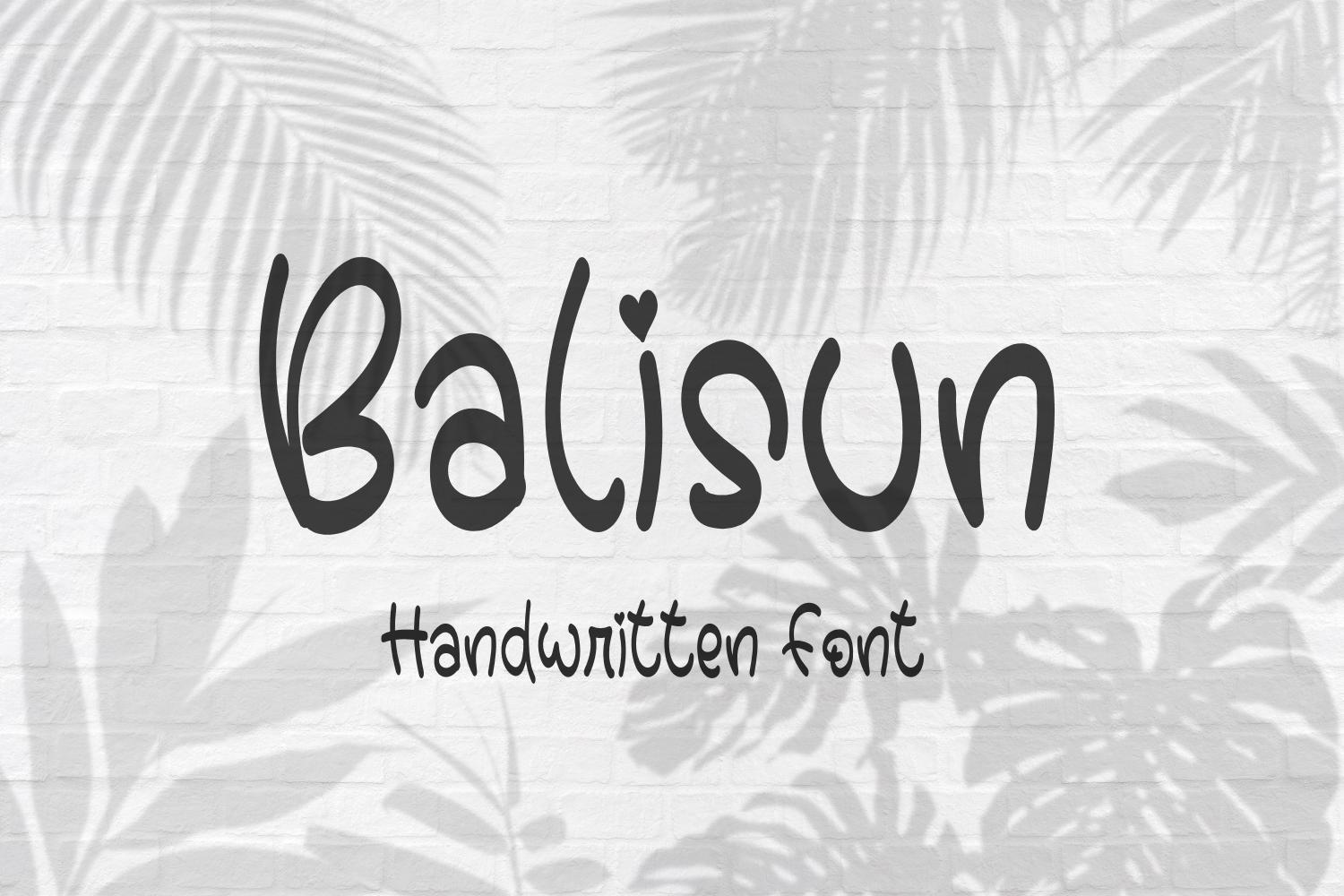 Balisun Font