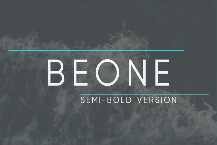 Beone Semi-Bold Font