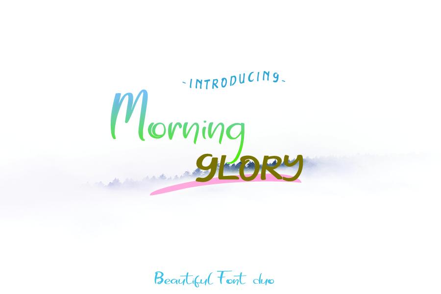Morning Glory Font