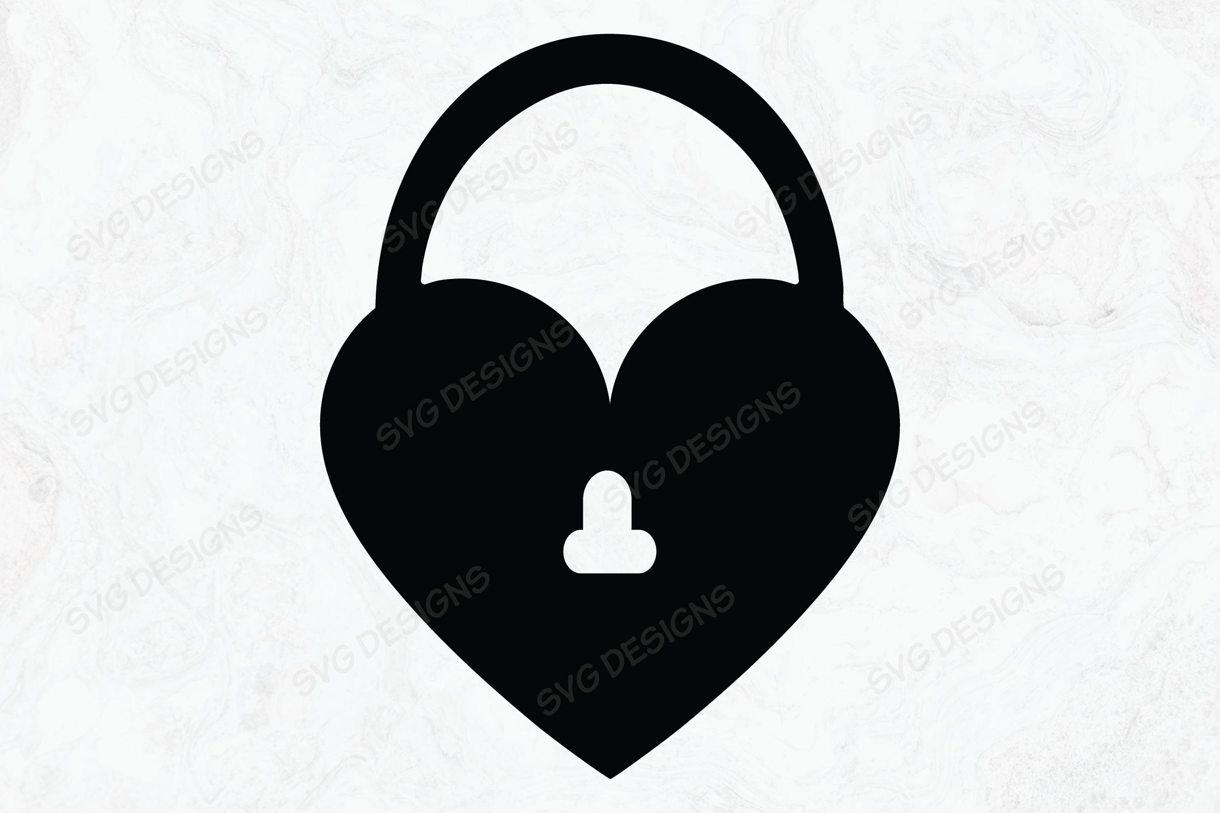 Heart Lock Svg, Heart Svg
