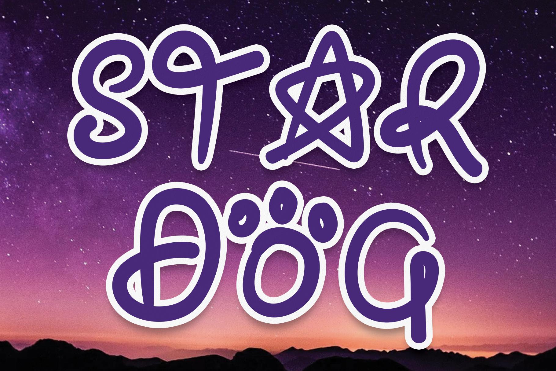 Star Dog Font