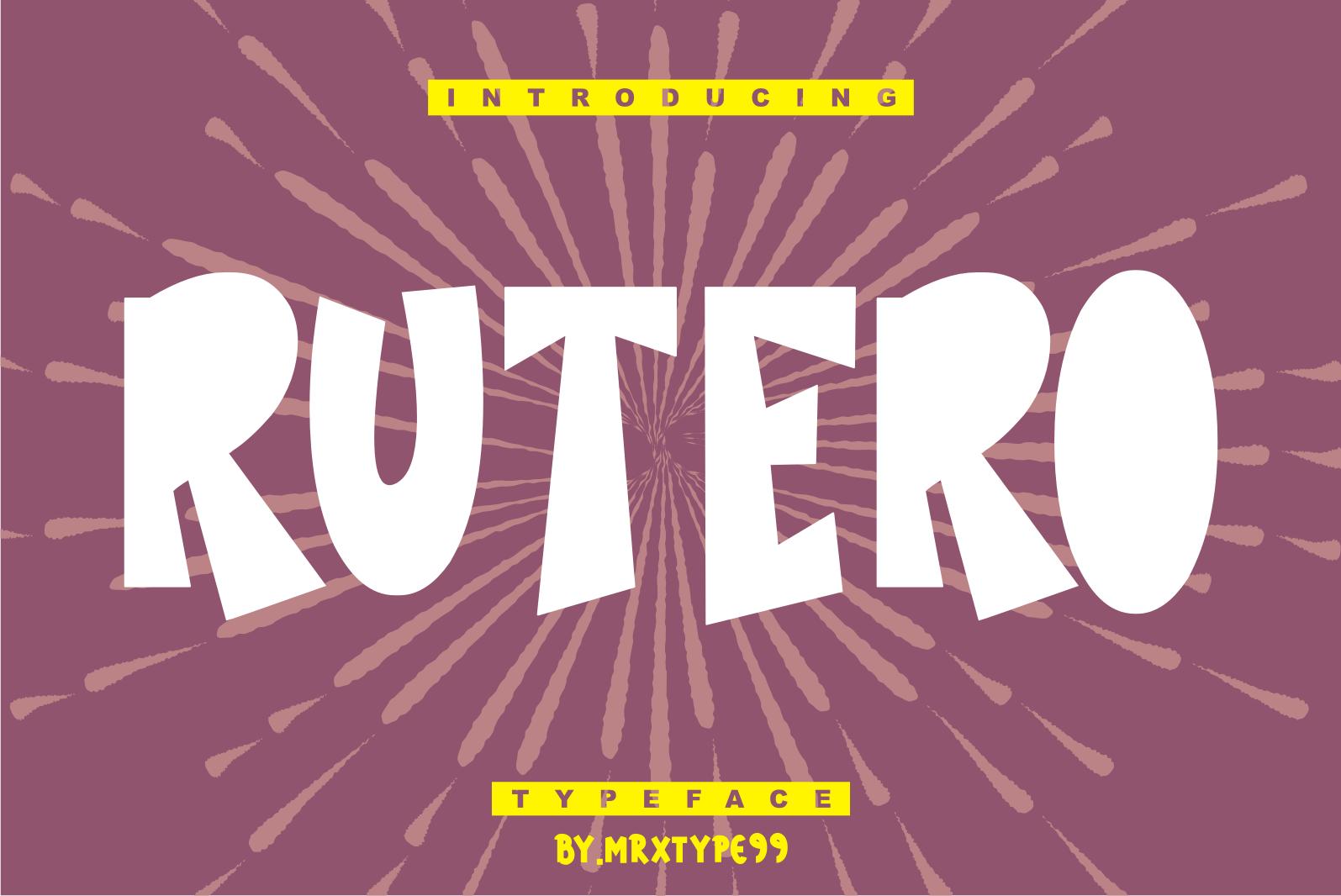 Rutero Font