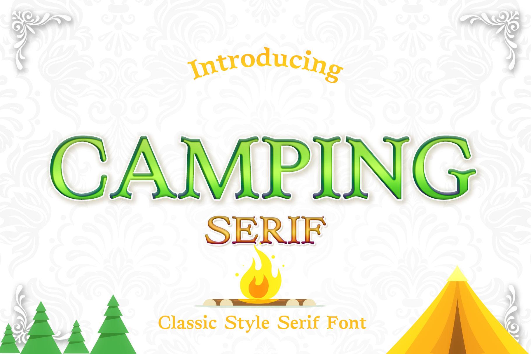 Camping Serif Font