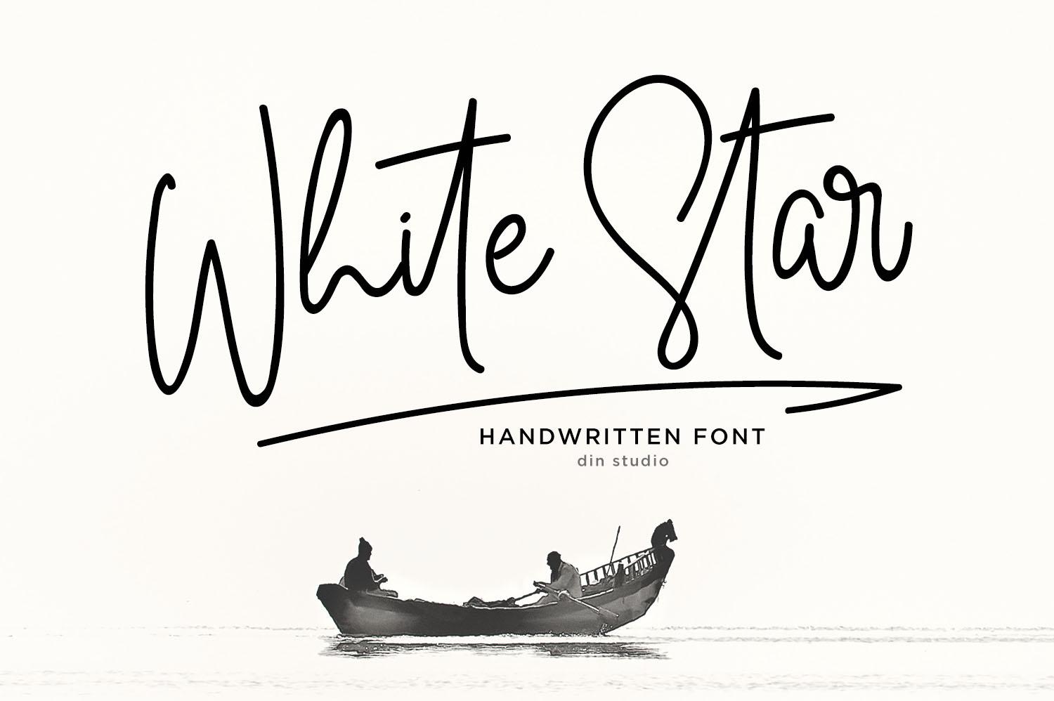 White Star Script Font