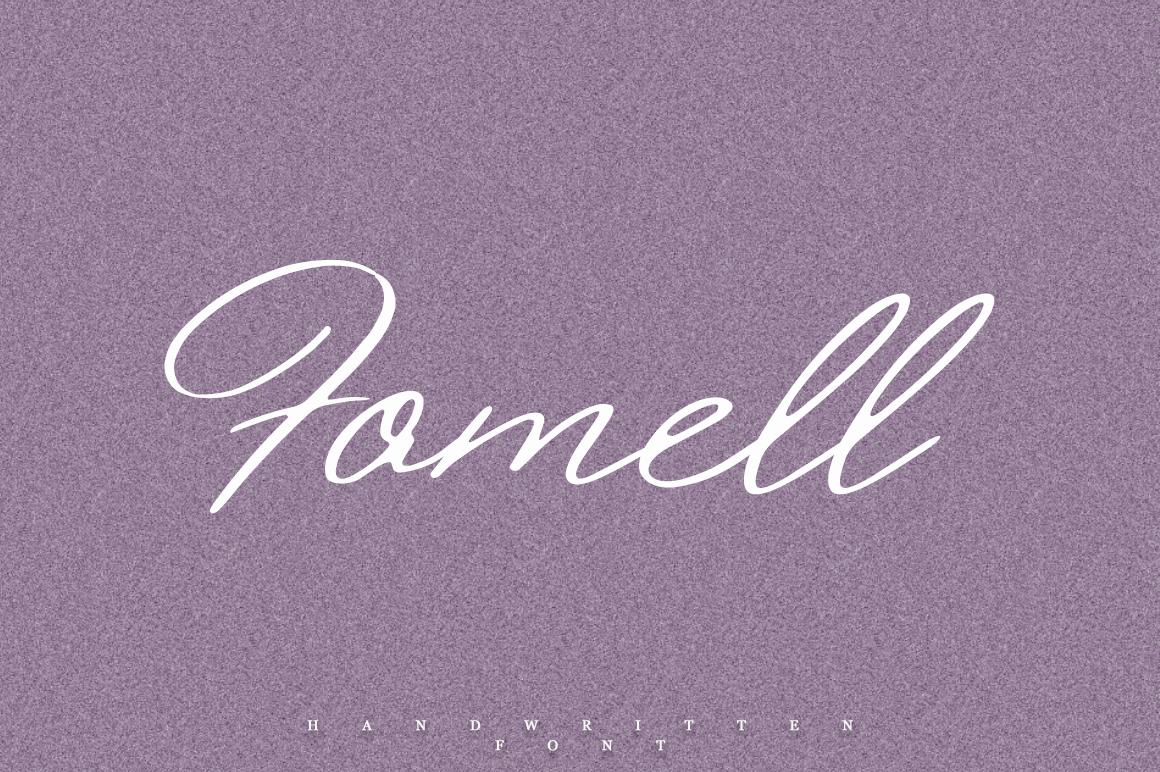 Fomell Font