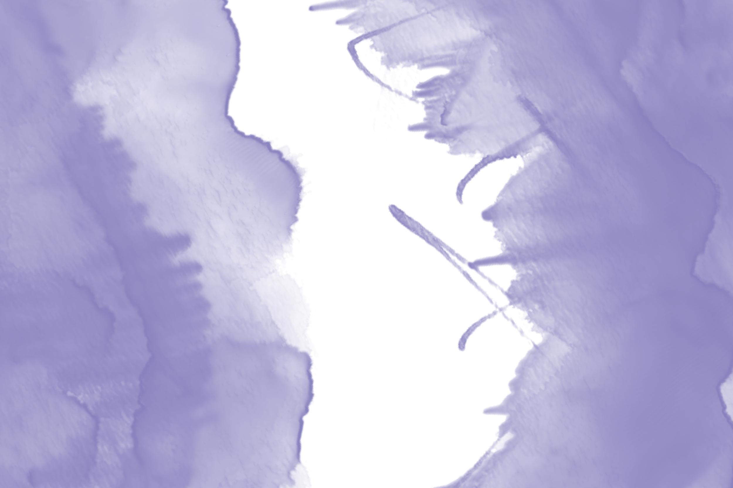 Watercolor Stains Wedding