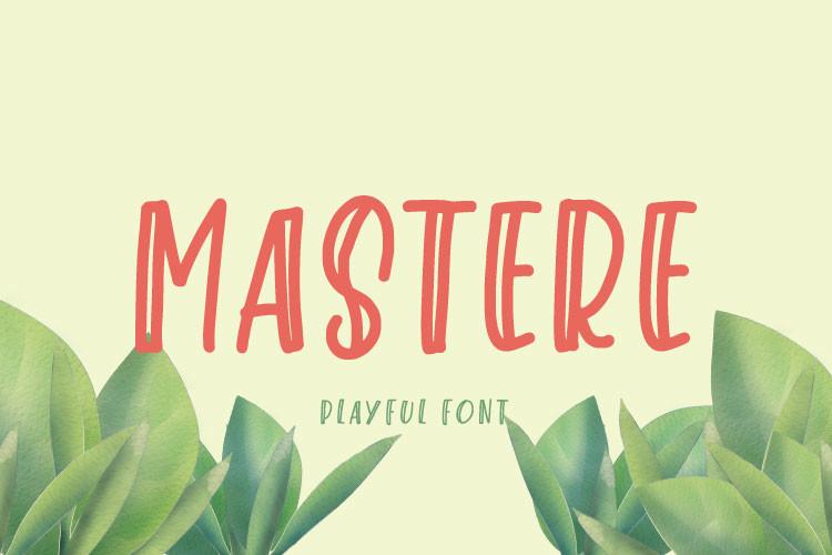 Mastere Font