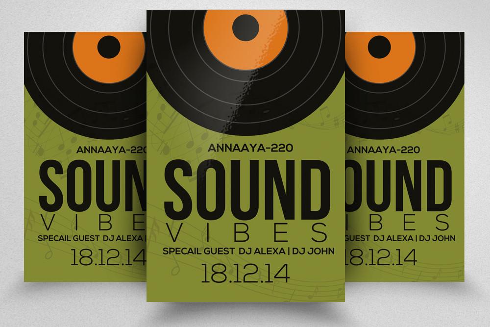 Sound Dj Party Night Flyer