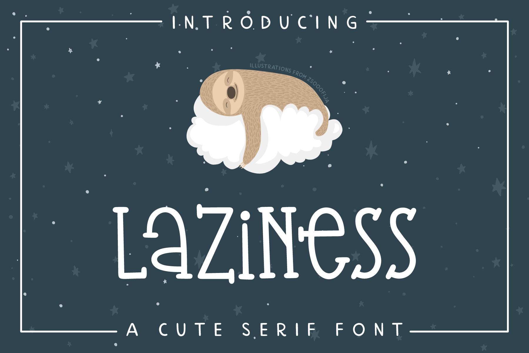Laziness Font
