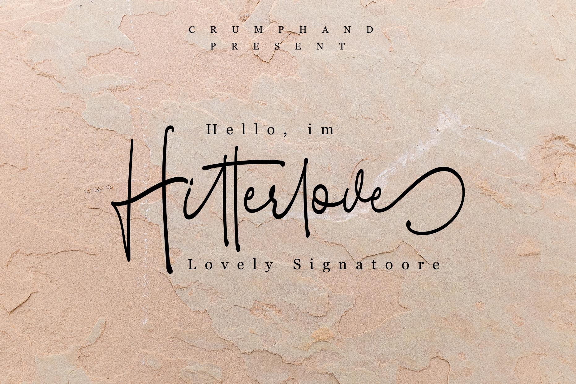 Hitterlove Font