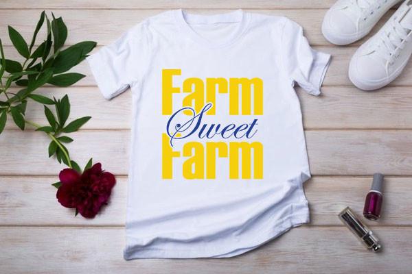 Farm House SVG Design, Farm Sweet Farm