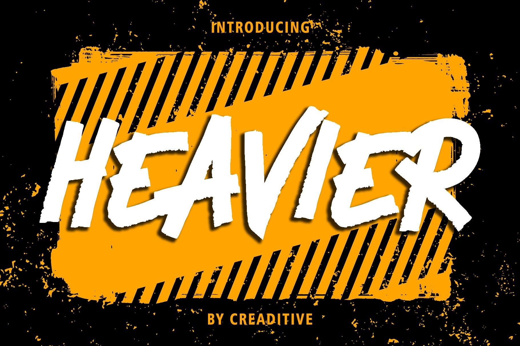 Heavier Font