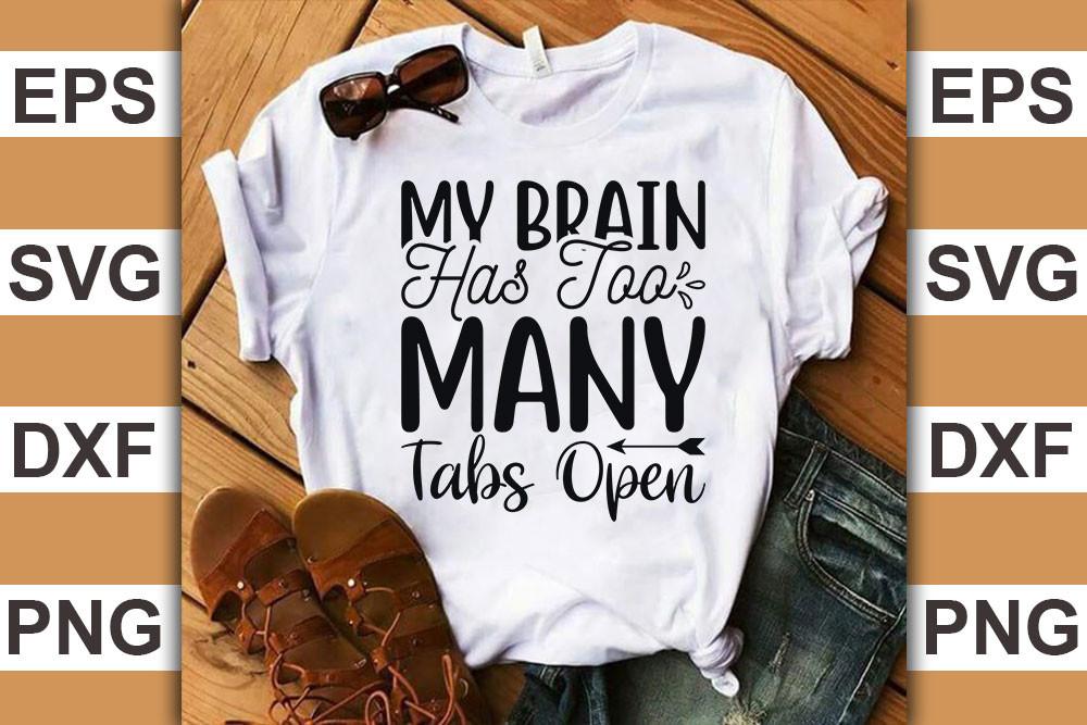 Tote Bag Quotes Svg Cut Files, My Brain