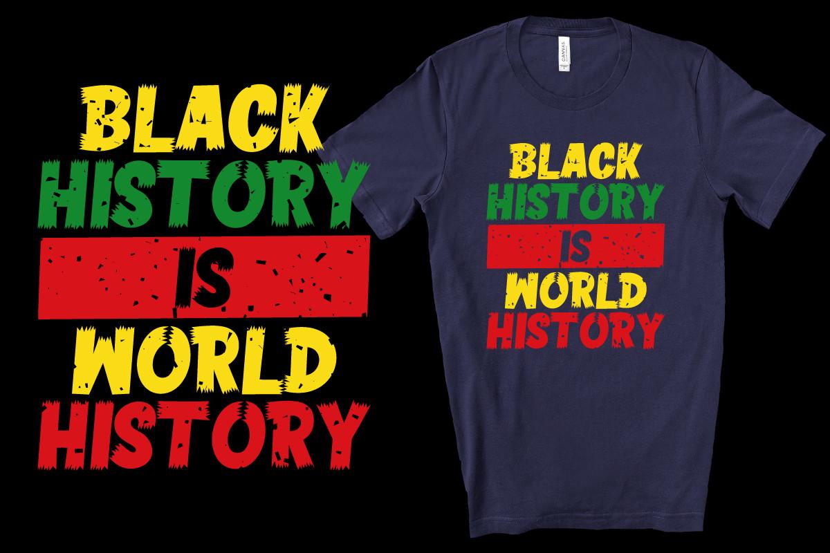 Black History T-Shirt Design