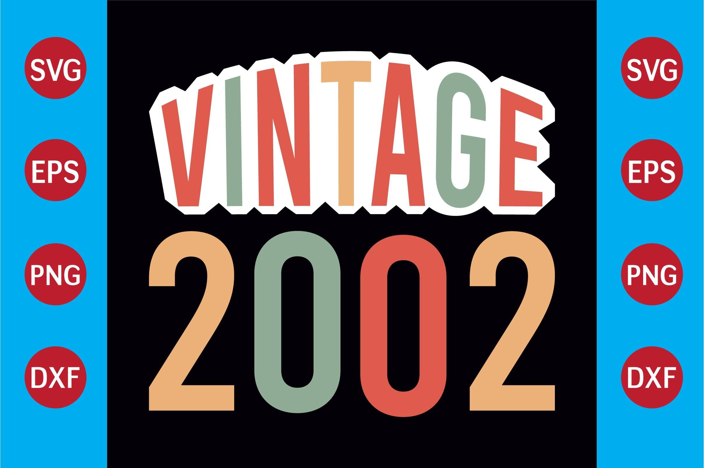 Vintage 2002  T-shirt Design