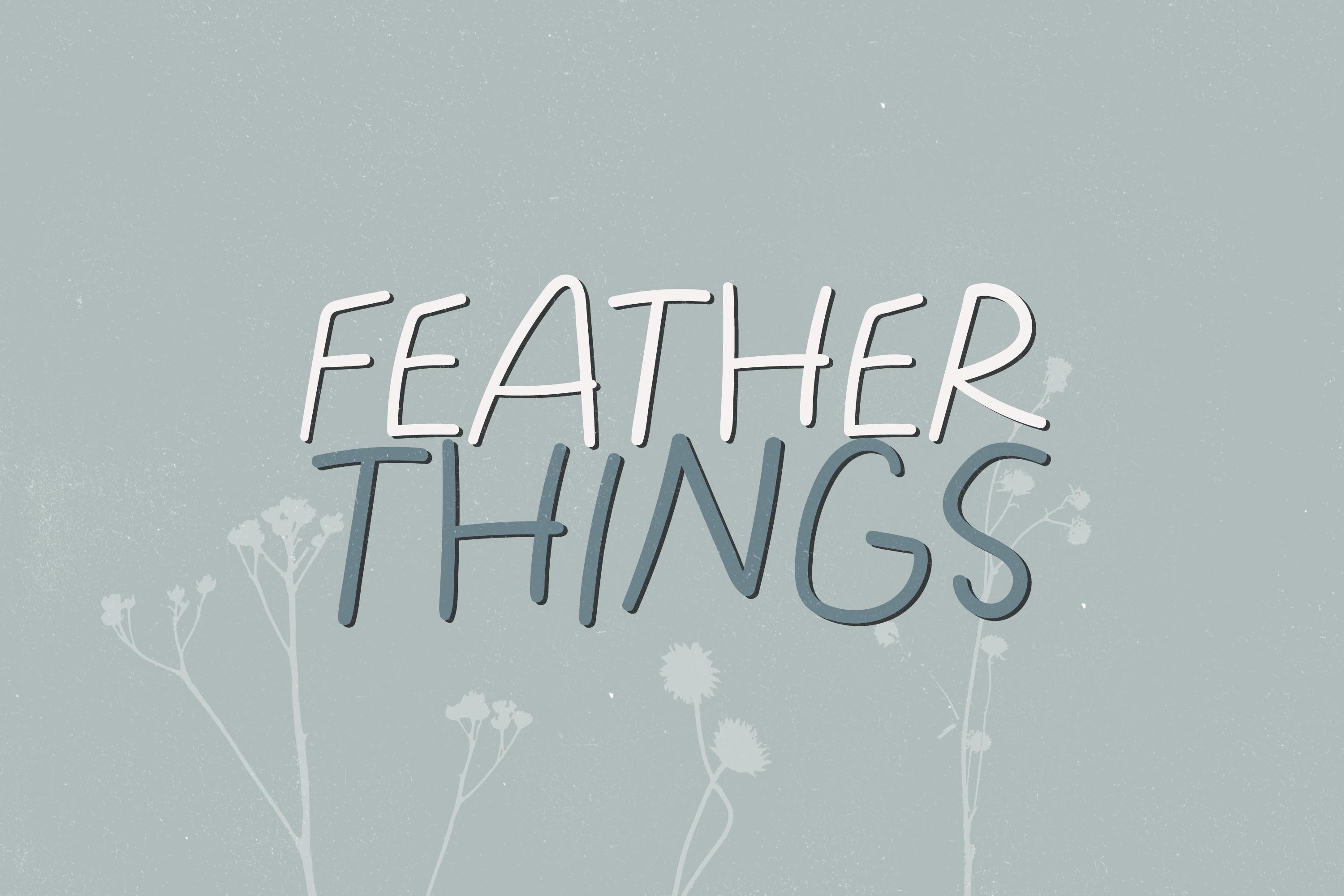 Feather Things Font