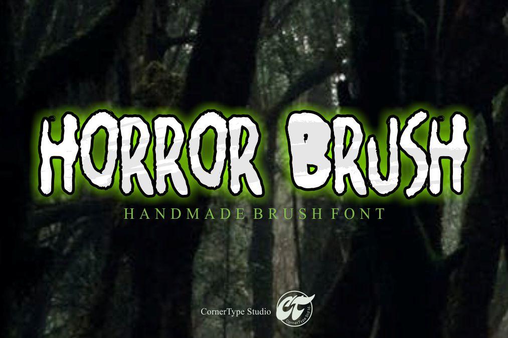 Horror Brush Font