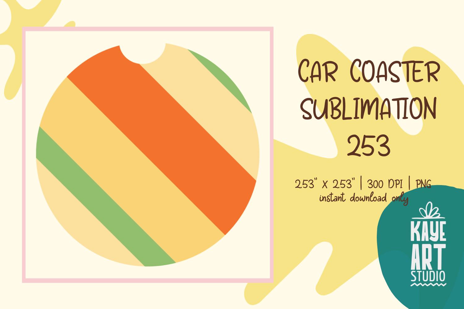 Car Coaster Sublimation PNG 253